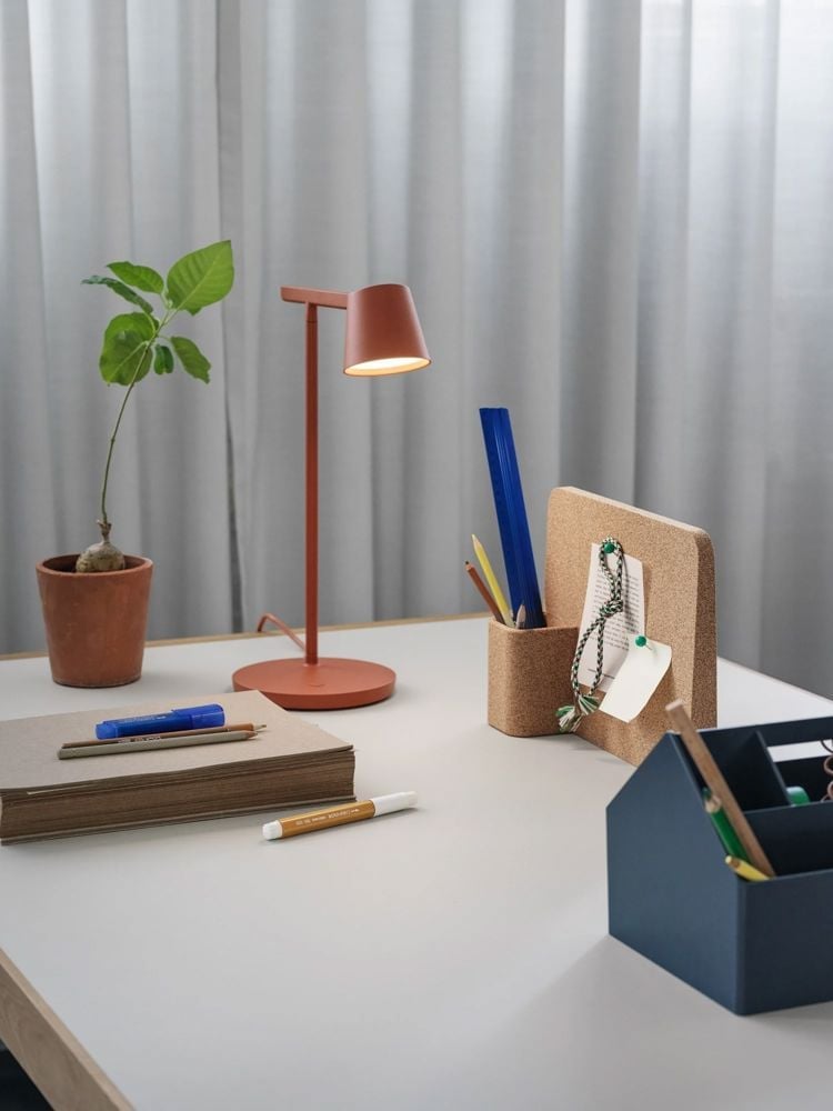 workshop-table-140-warm-grey-linoleum-tip-table-lamp-copper-brown-sketch-toolbox-midnight-blue-story-pinboard-muuto-org