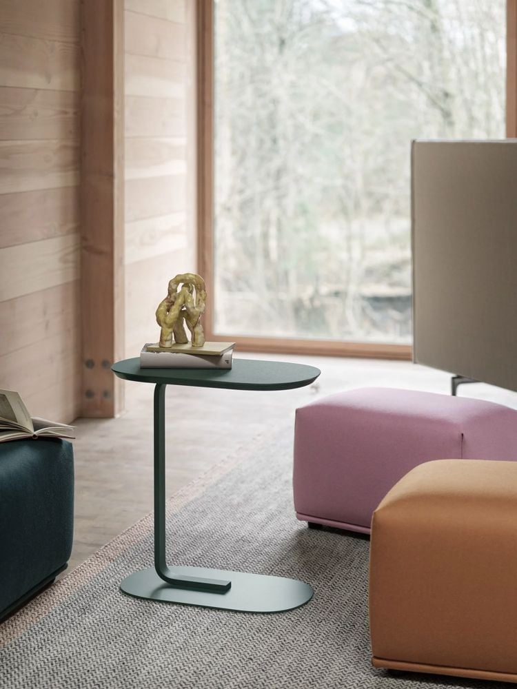 relate h60 dark green echo pouf ply rug black white outline highback h45 chrome vidar 222 muuto org