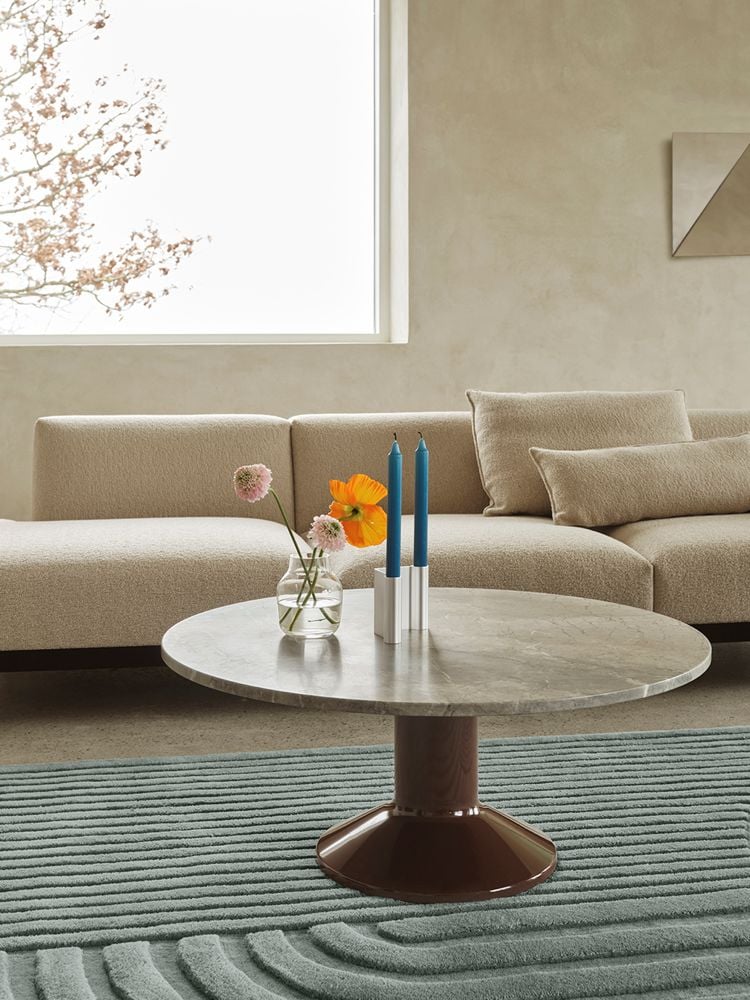 in situ 3 seat config 3 hearth 7 midst grey marble dark red relevo sage green low res