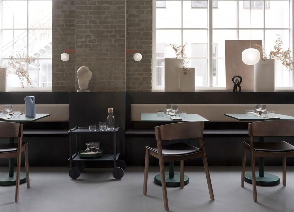 cover-side-chair-stained-dark-brown-refine-leather-black-linear-steel-cafe-table-dark-green-flow-trolley-rime-wall-pendant-muuto-org