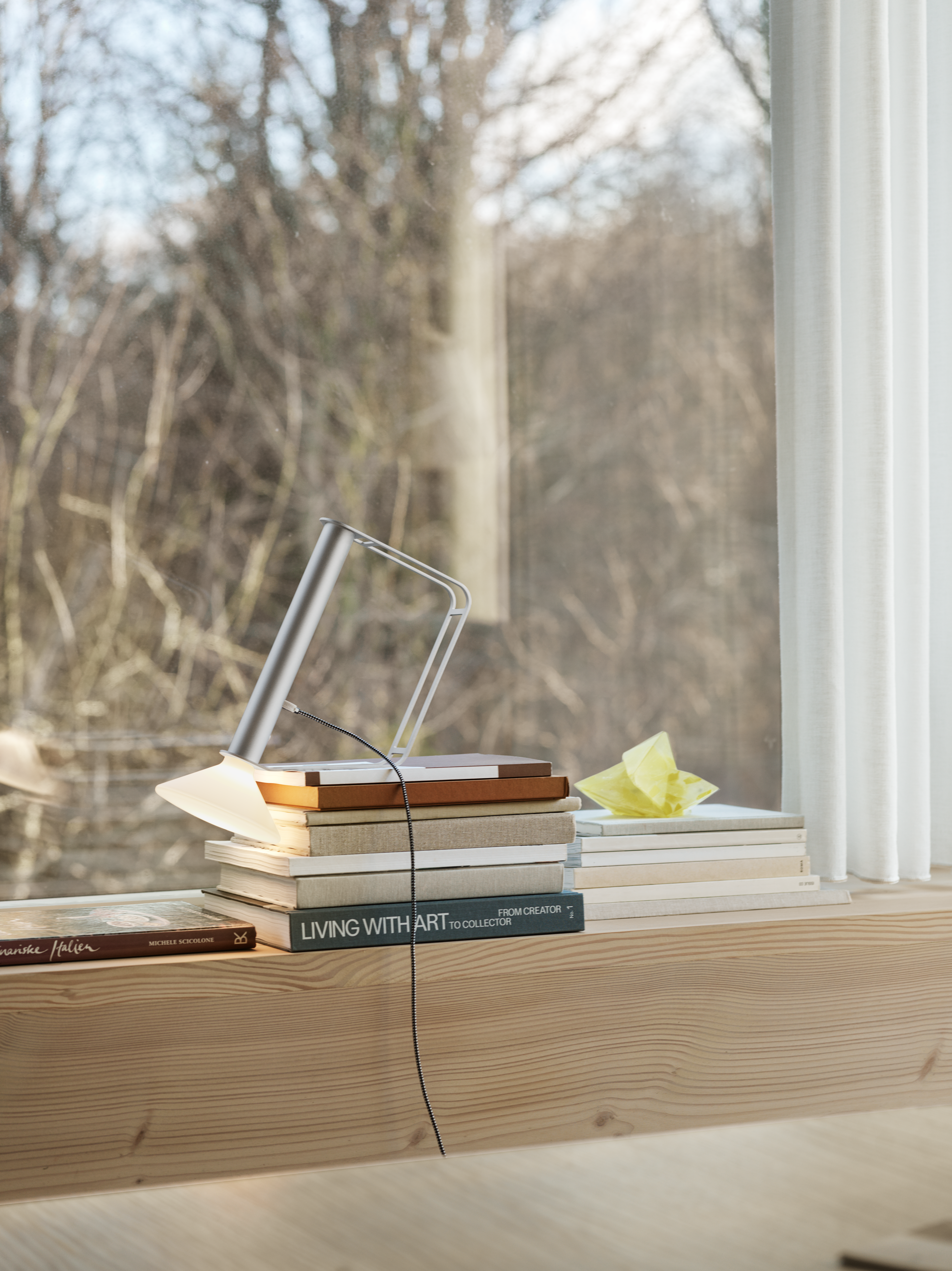 Piton Portable Lamp in Aluminum 