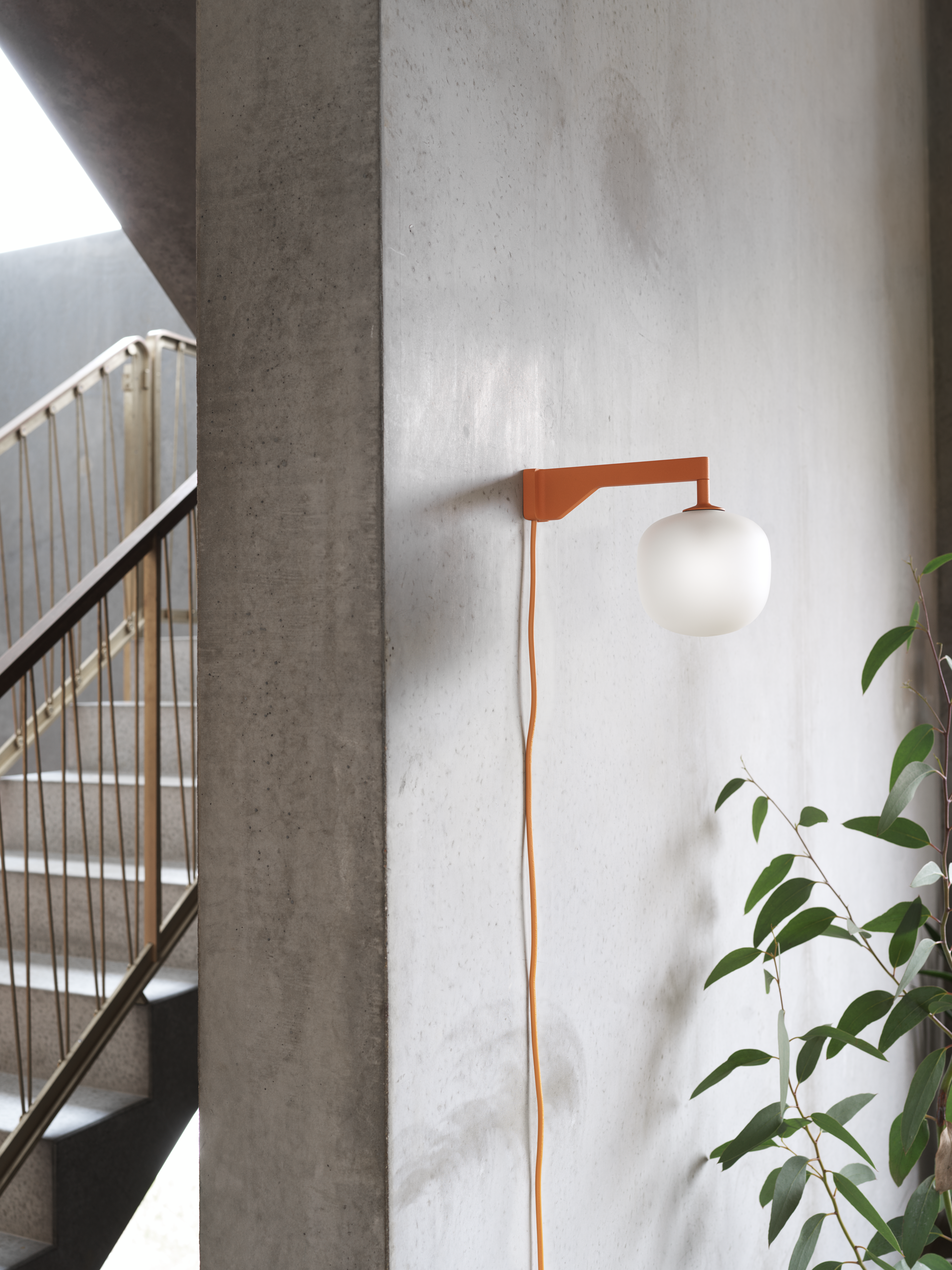 Rime Wall Lamp in Orange
