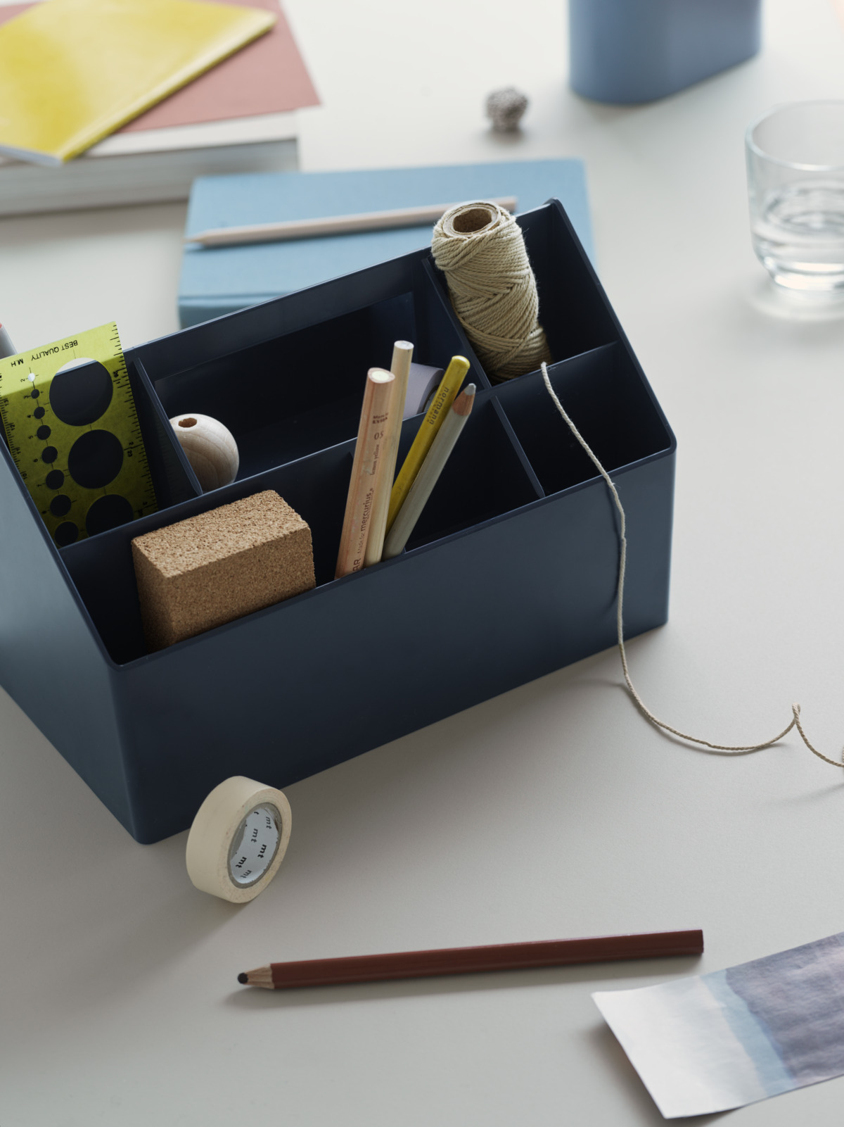Sketch Toolbox in Midnight Blue - Raise Glass in Clear