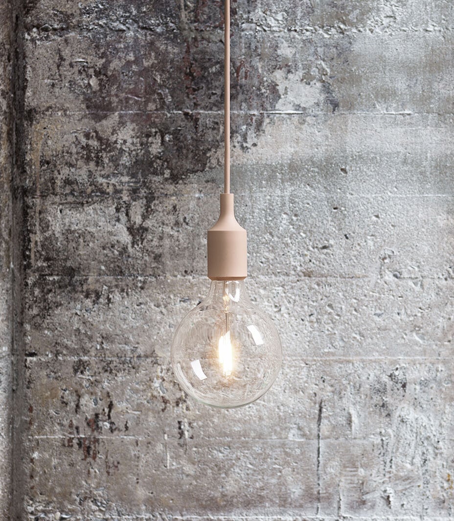 malm rod Falde sammen E27 Pendant Lamp | Industrial style lamp that suits your needs